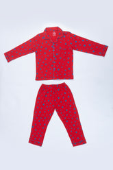 The Nest Basic Night Suit Star Print