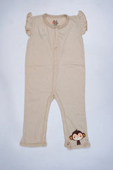 Nest Basic Full-Length Romper – Mustard Yellow Safari Edition