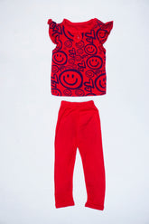 Just Smile Basic T-Shirt Frill + Pajama