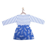 Paisley Play Frock (Blue & White)