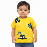 Ghousla Cat T-Shirt - Yellow
