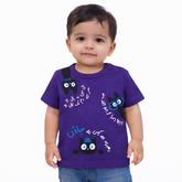Ghousla Cat T-Shirt - Bright Violet