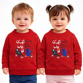 Ek Kawwa Piyasa Round Neck Sweatshirt - Red