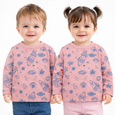 Starry Dreams Round Neck Sweatshirt