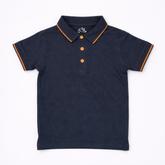 Orange Line Collar Polo
