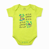 Ghousla Short Sleeves Bodysuit Lime Green