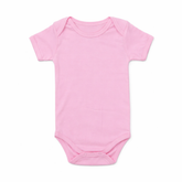 Rosy Pink Short Sleeves Bodysuit