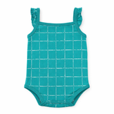 Apple of My Eye Sleeves Less Frill Bodysuit