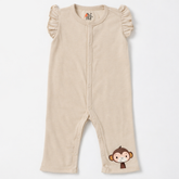 Nest Basic Full-Length Romper – Mustard Yellow Safari Edition