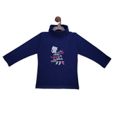 Billi k Bachon Turtle-neck in Navy blue