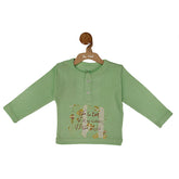 Chota sa makora Henley in Pista Green