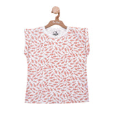 Coral Charm Poncho Style Frock