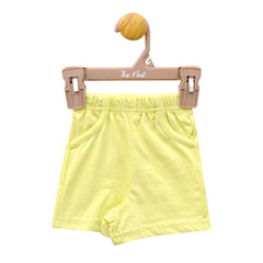 Pastel yellow shorts