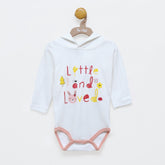 Happy Season Long Sleeve Bodysuit with Hood