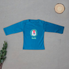Long Sleeve T-Shirt(Lion Blue) Safari