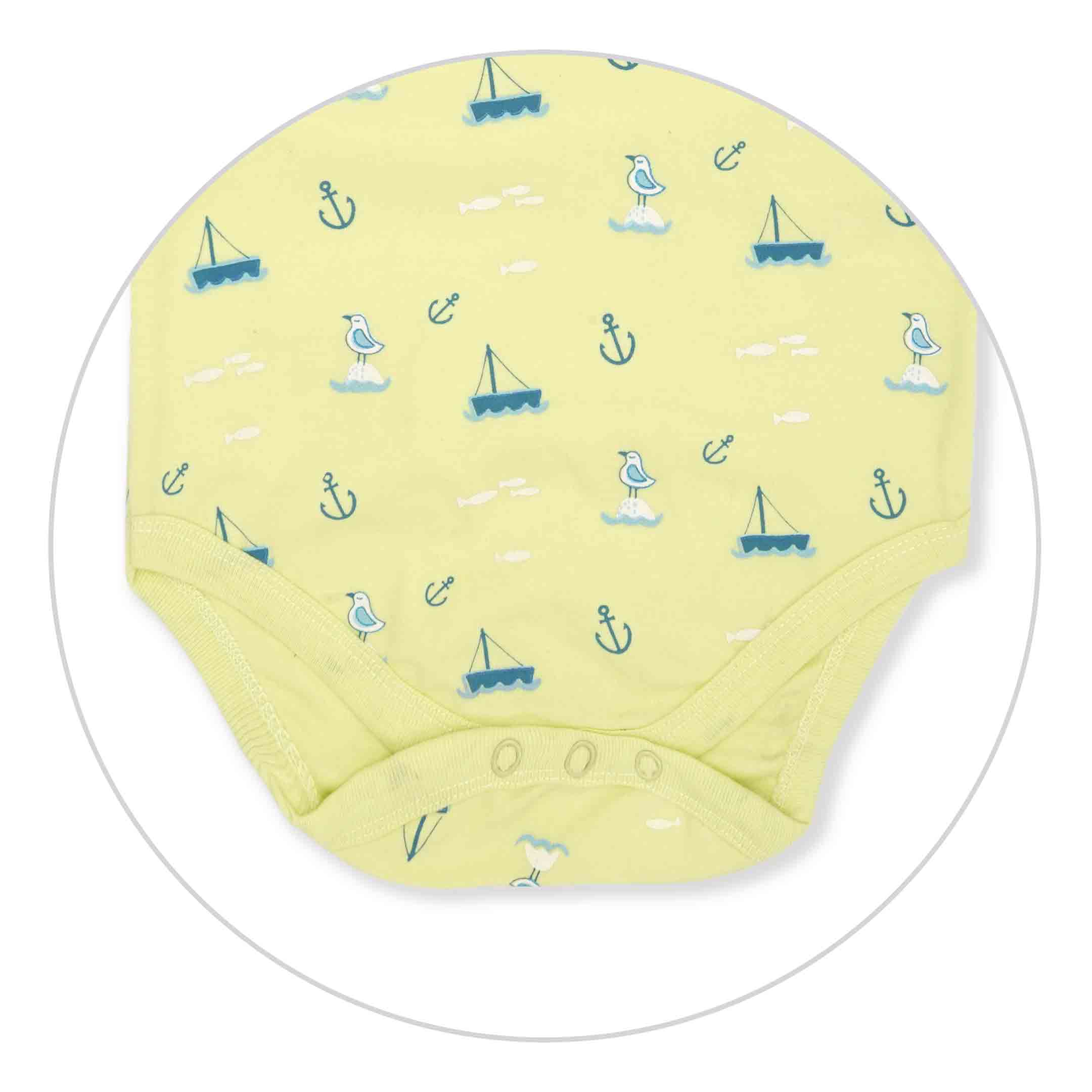 Little Sailor Sleeves Less Bodysuit