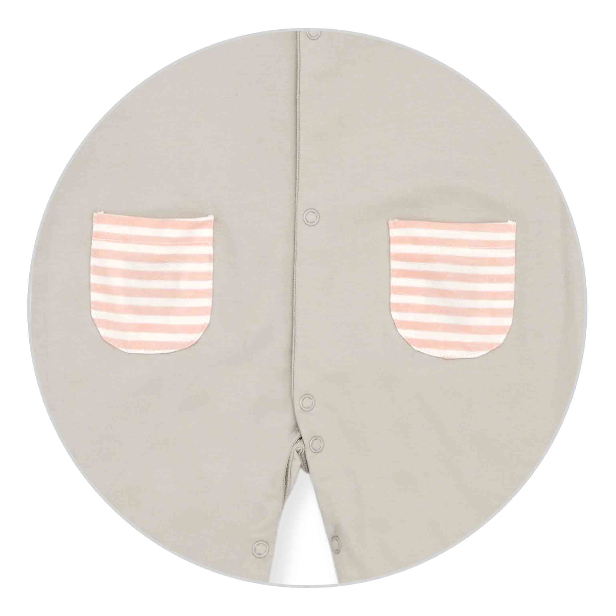 Grey skies sleeping suit
