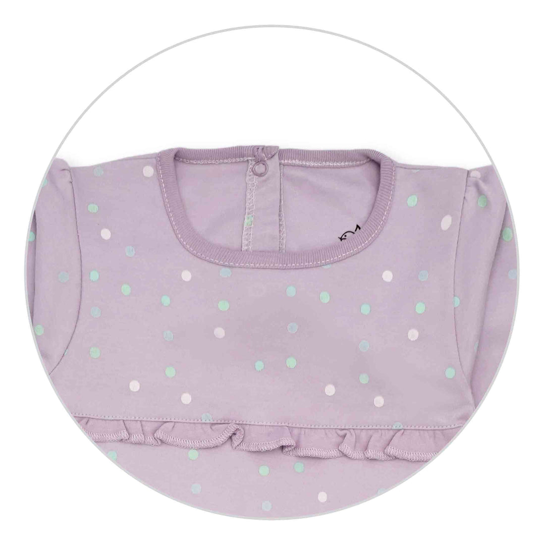 My Lil Dot Frill Sleeping Suit