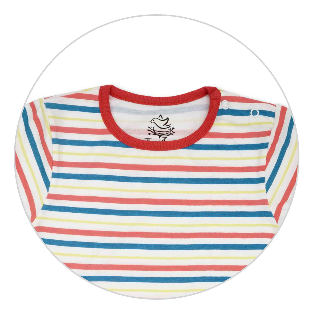 FUN IN THE SEA STRIPE SHORT SLEEVE TEE