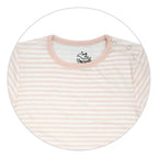 My dino friend striped tee