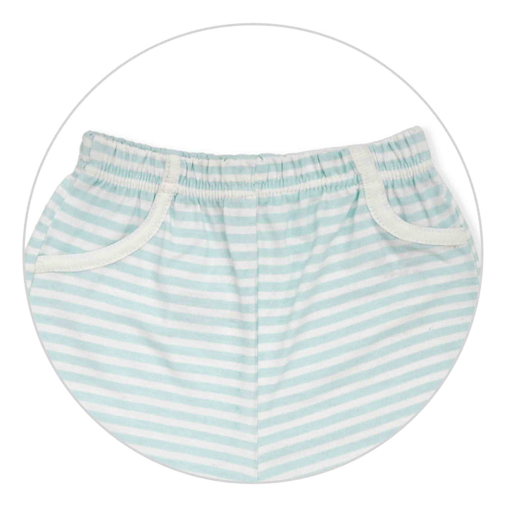 Little Dino World Stripe Shorts