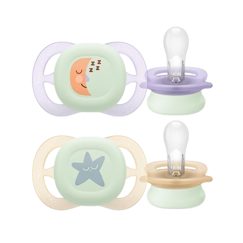 Philips Avent Soother Ultra Start Night time 0-2M (SCF075/07)