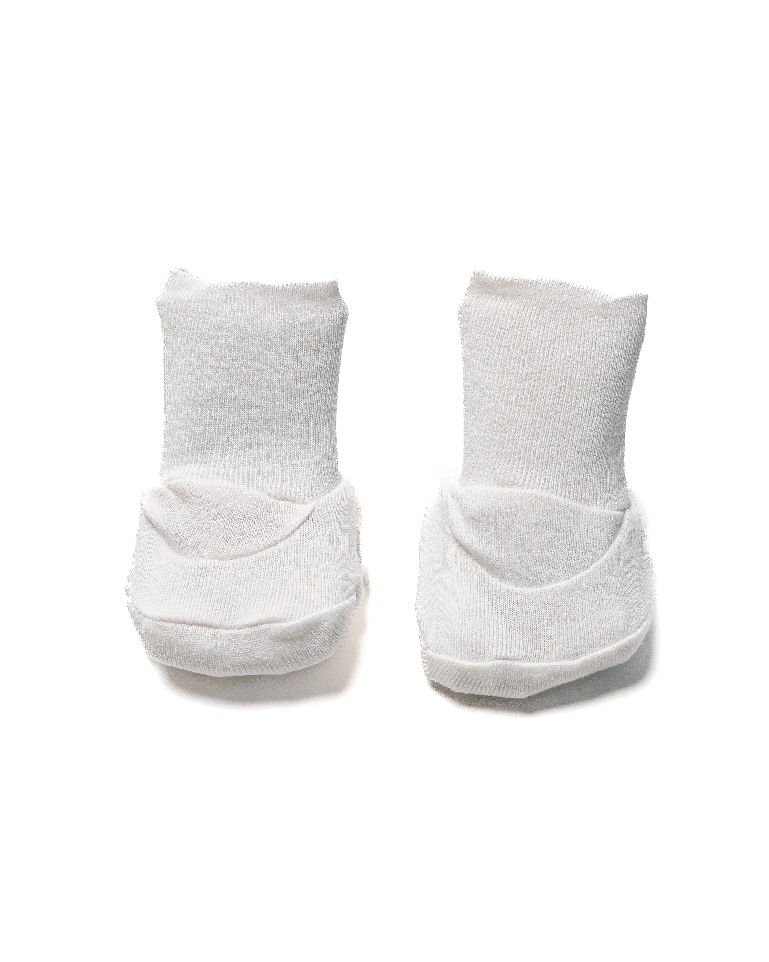 Retro White Booties