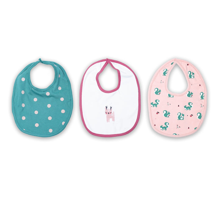 Autumn Forest bib pack of 3