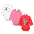 Pack Of 3 Games Hooded Bodysuit (Bundle)