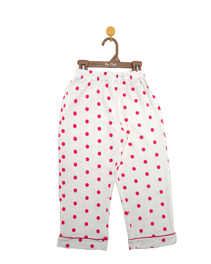 2-piece Night Suit—Polka dots