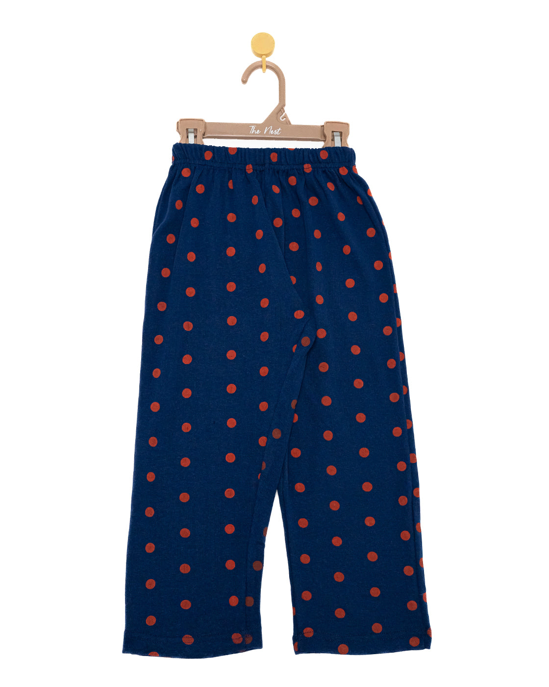 Generic Night Suit (Crew Neck) - Polka Dot Blue