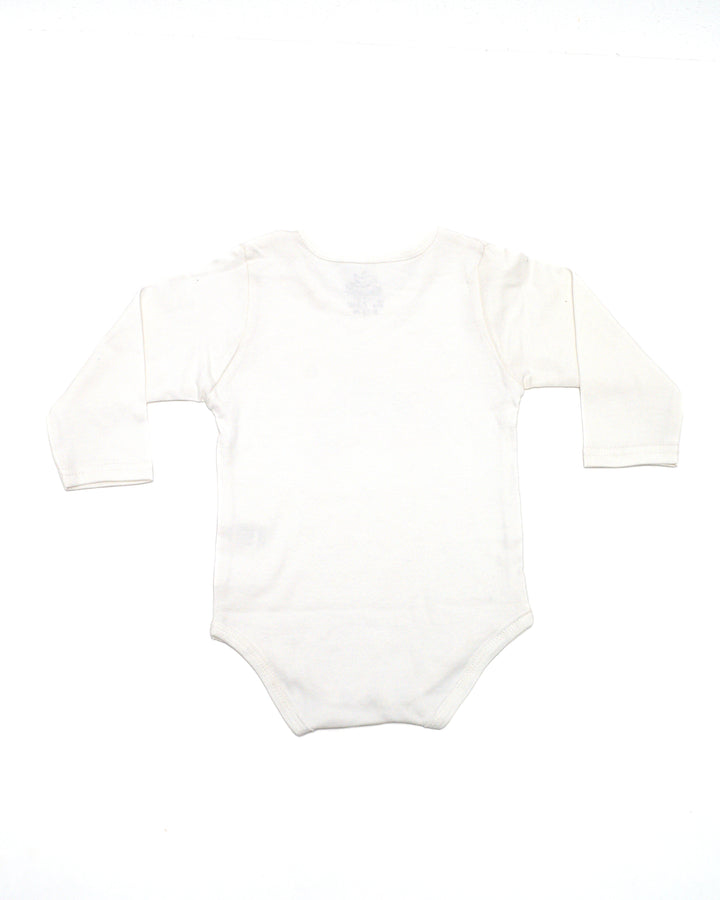 Generic Long Sleeve, Body Suit, White, Solid