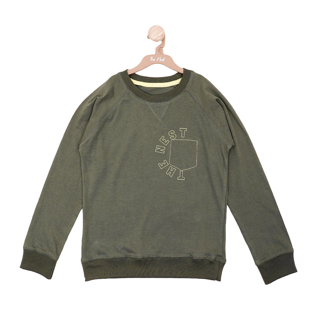 Army Armour Round Neck Sweatshirt - Green