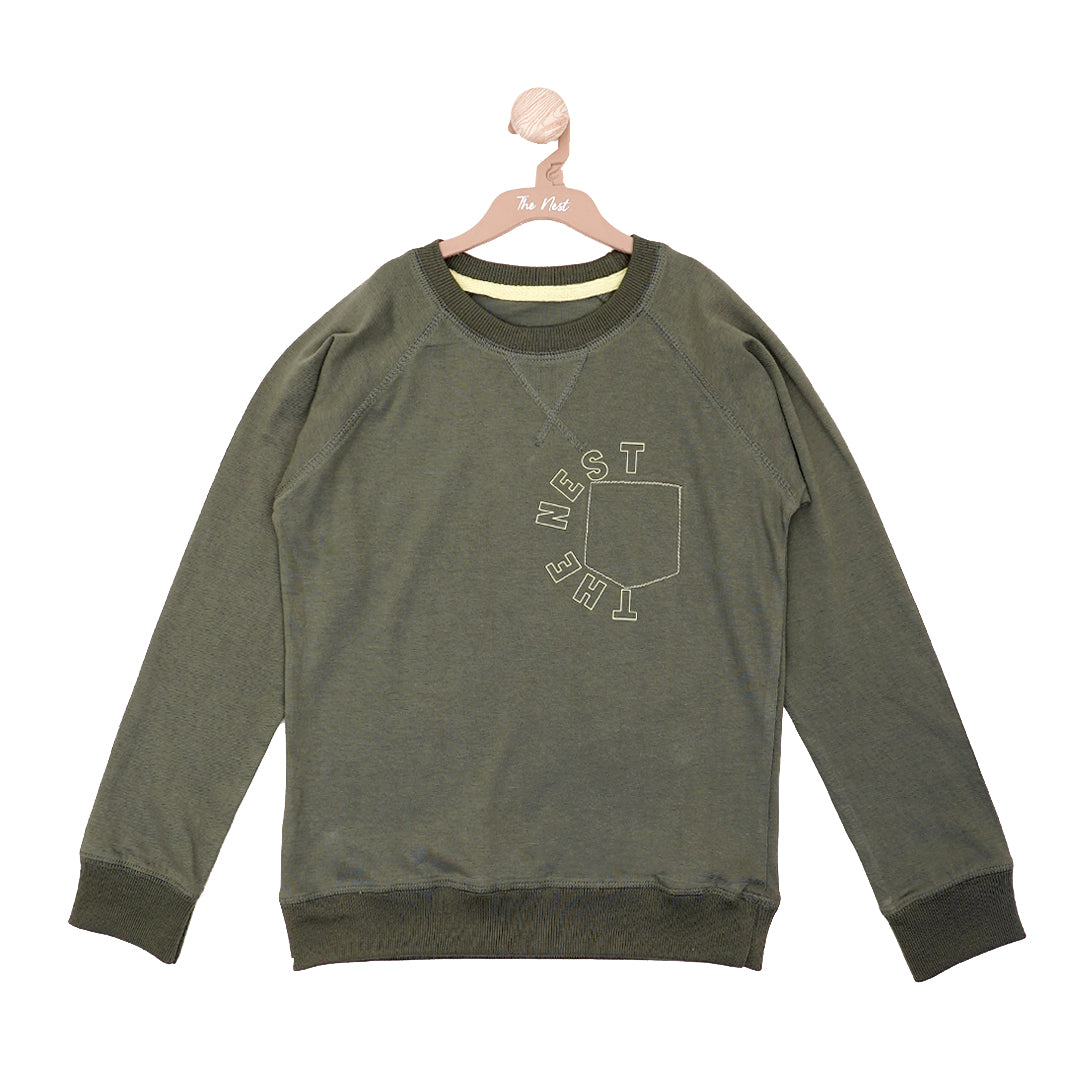 Army Armour Round Neck Sweatshirt - Green