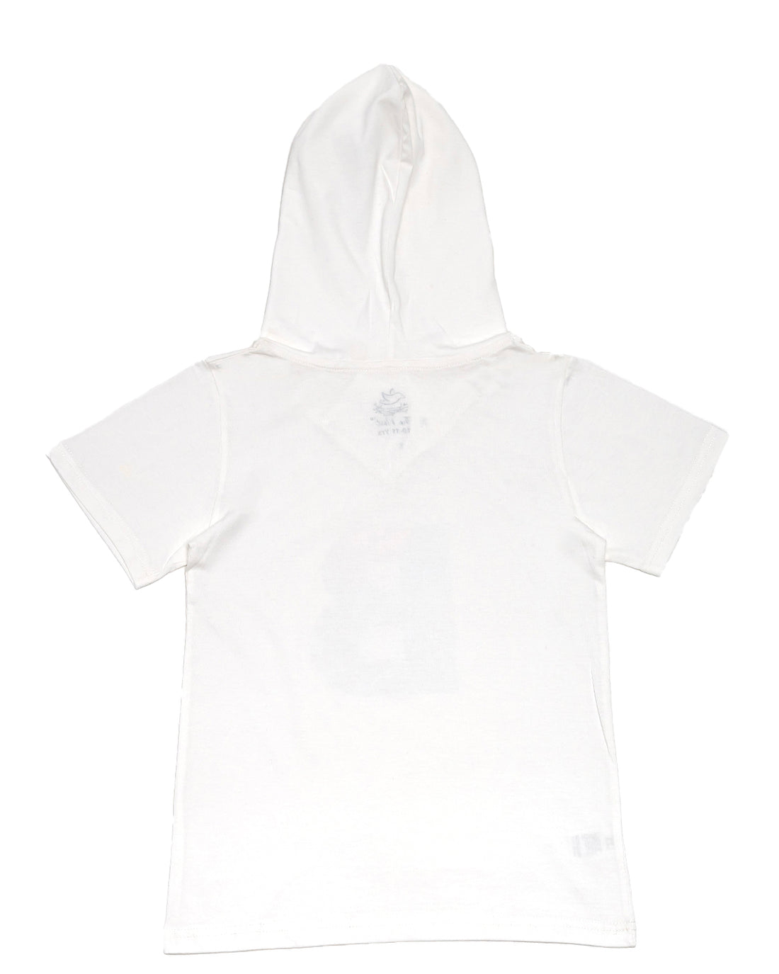 GENERIC White Hoodie V-Neck T-Shirt