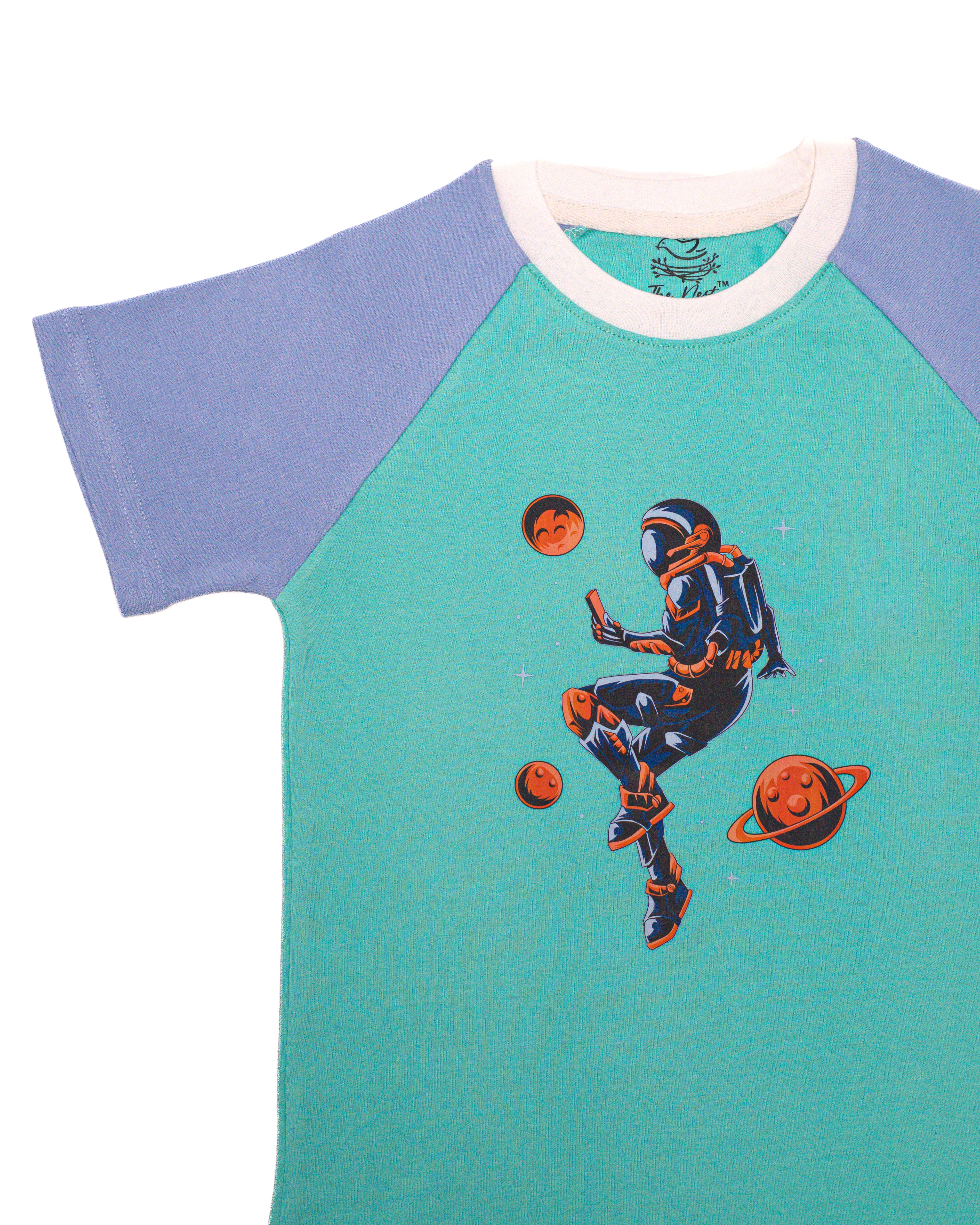Floating Astronaut Raglan T-Shirt