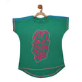 Girls Baggy T-Shirt (Green Lake)