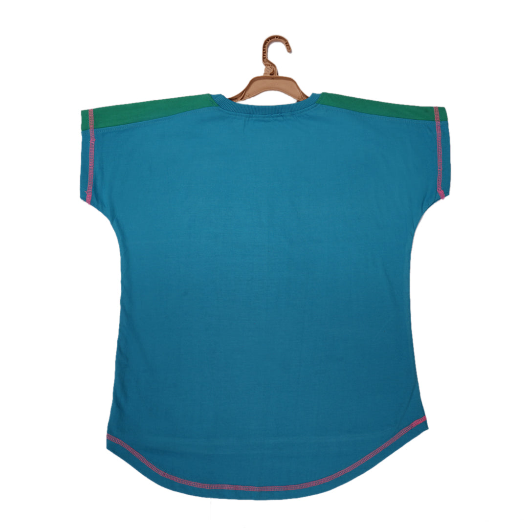 Girls Baggy T-Shirt (Blue)