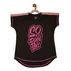 Girls Baggy T-Shirt (Black)