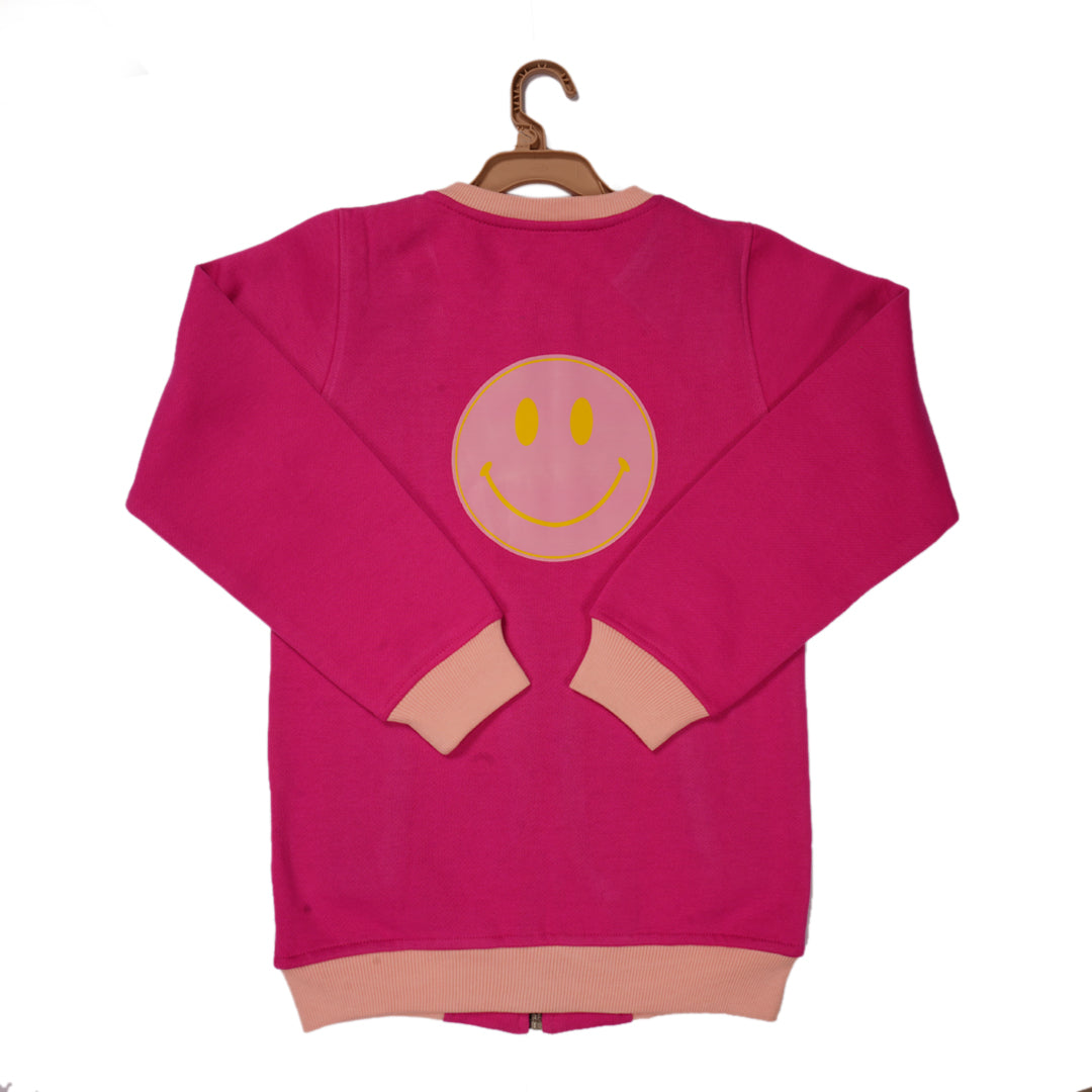 GENERIC Girls Jacket Dark Magenta