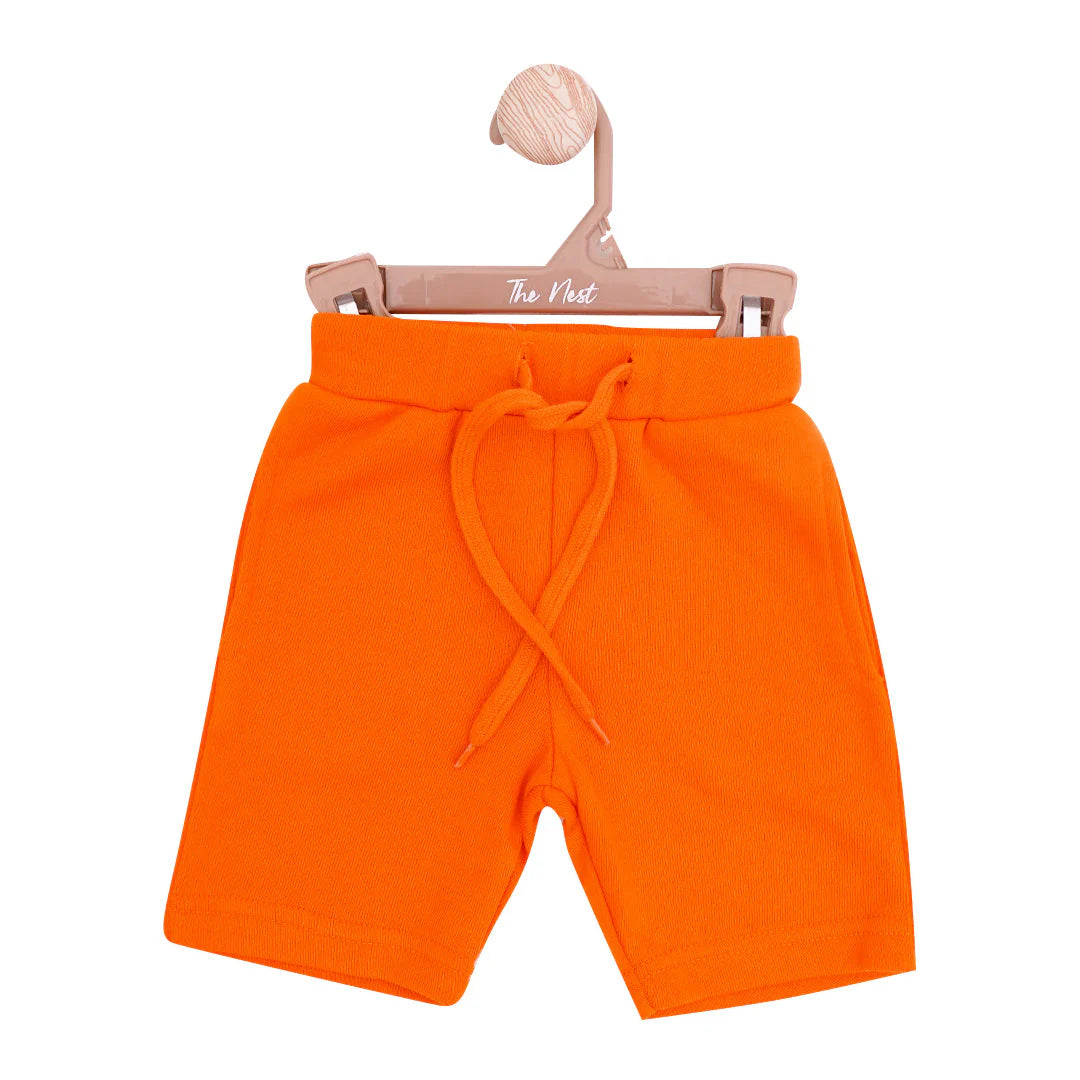 Bright orange shorts