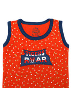 Sporty Tiger Sleevesless Bodysuit