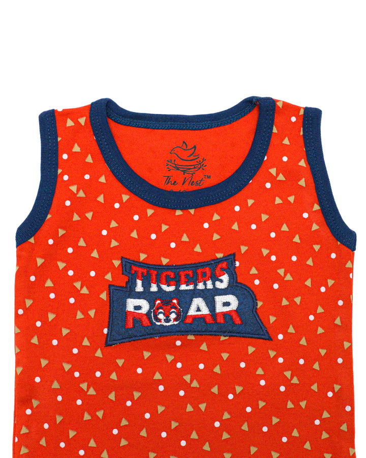 Sporty Tiger Sleeveless bodysuit