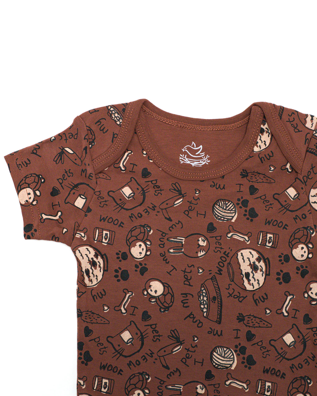 Me And My Pets Short Sleeve Bodysuit