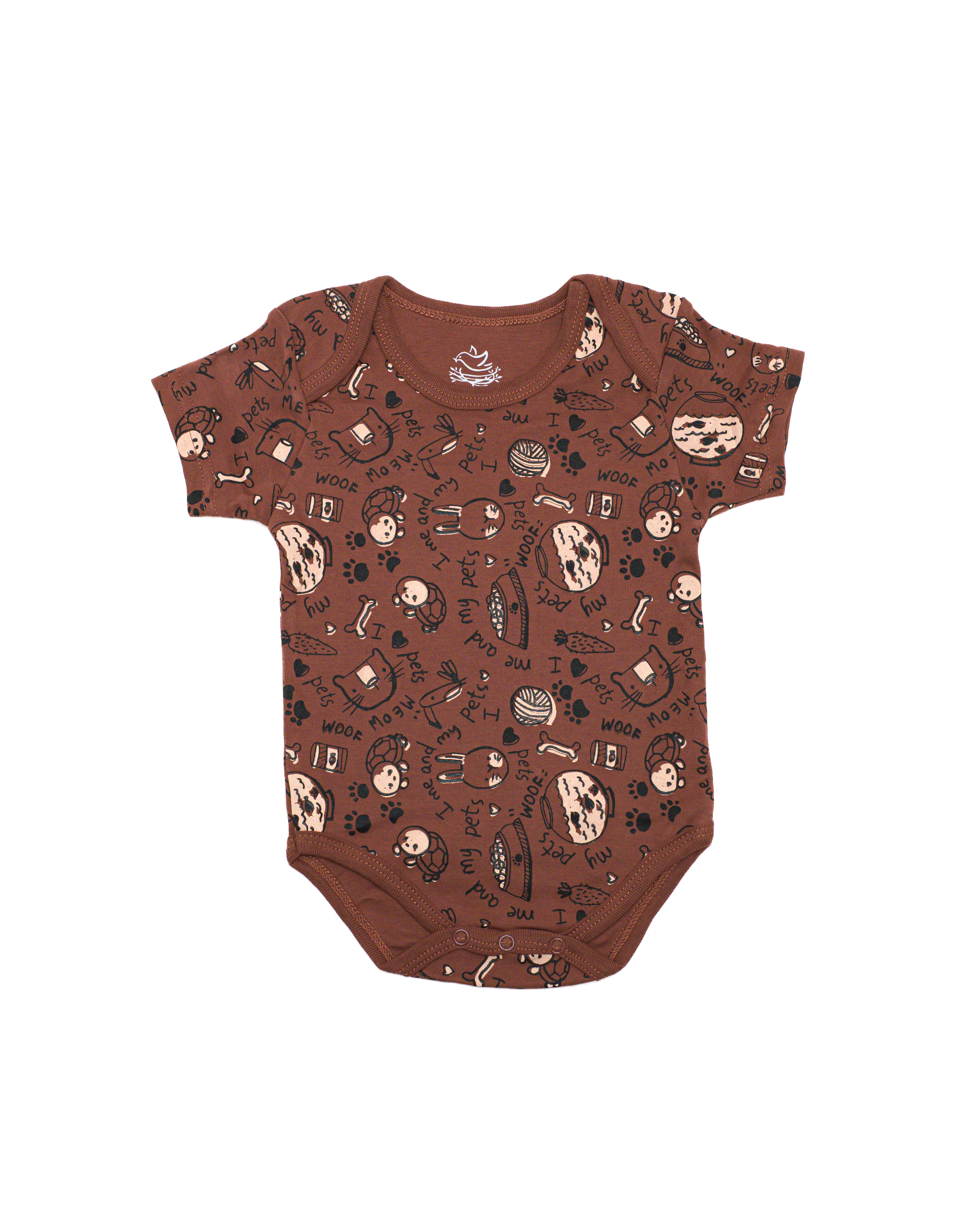 Me And My Pets Short Sleeve Bodysuit