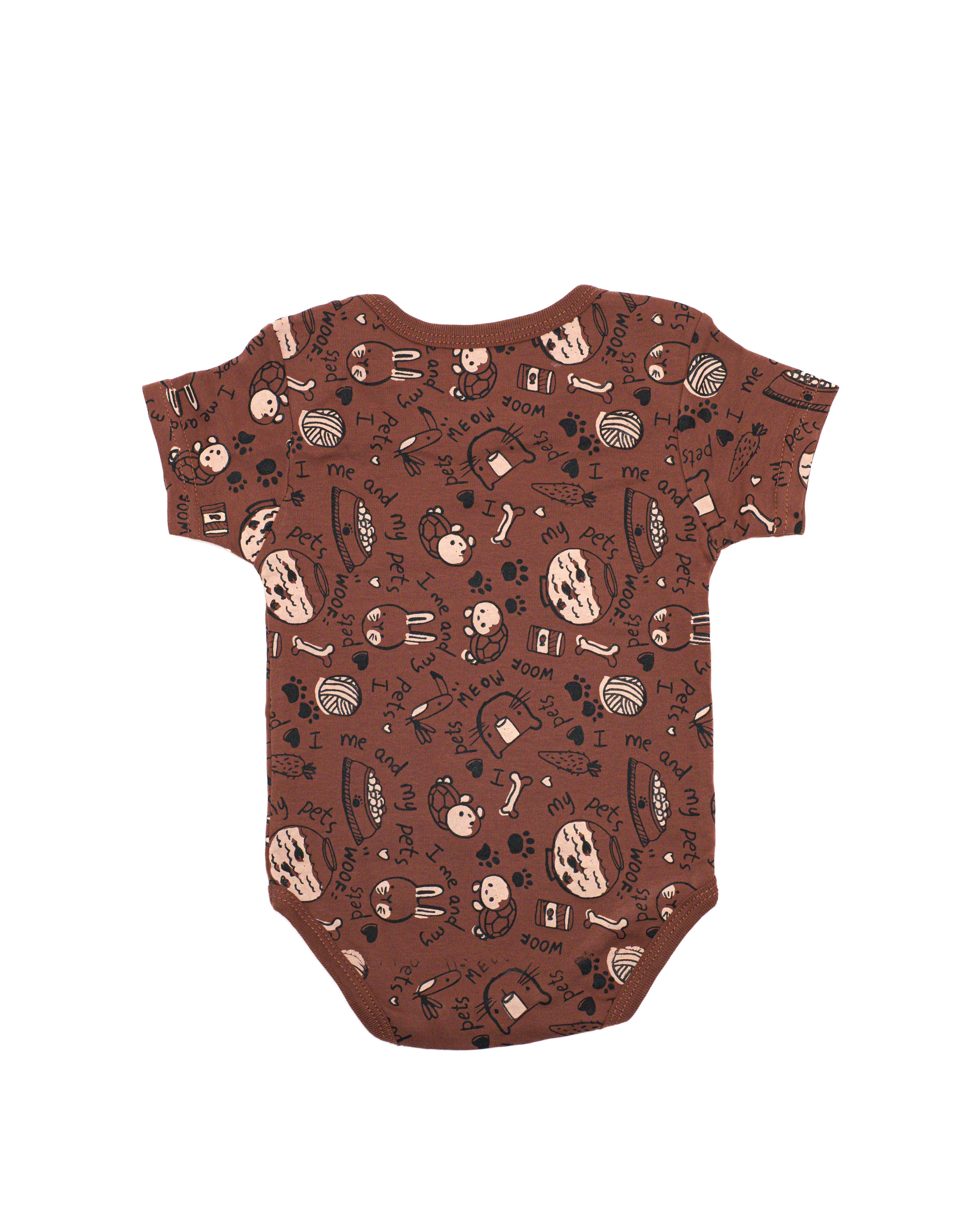 Me And My Pets Short Sleeve Bodysuit