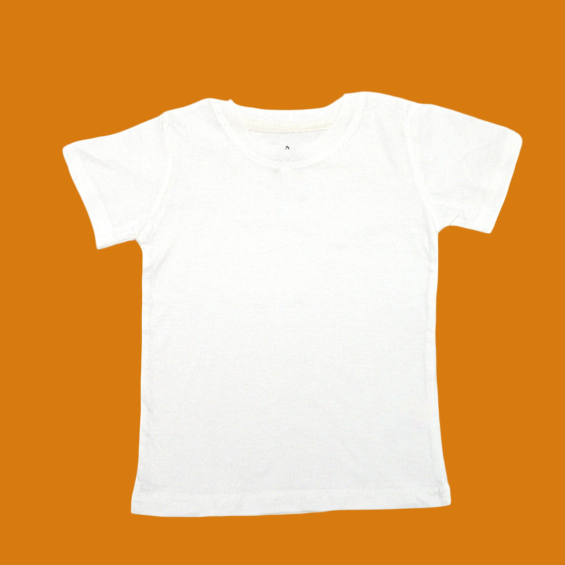 Classic white crew-neck tee