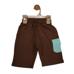 Adventure Begins Short (Brown & Sky Blue)