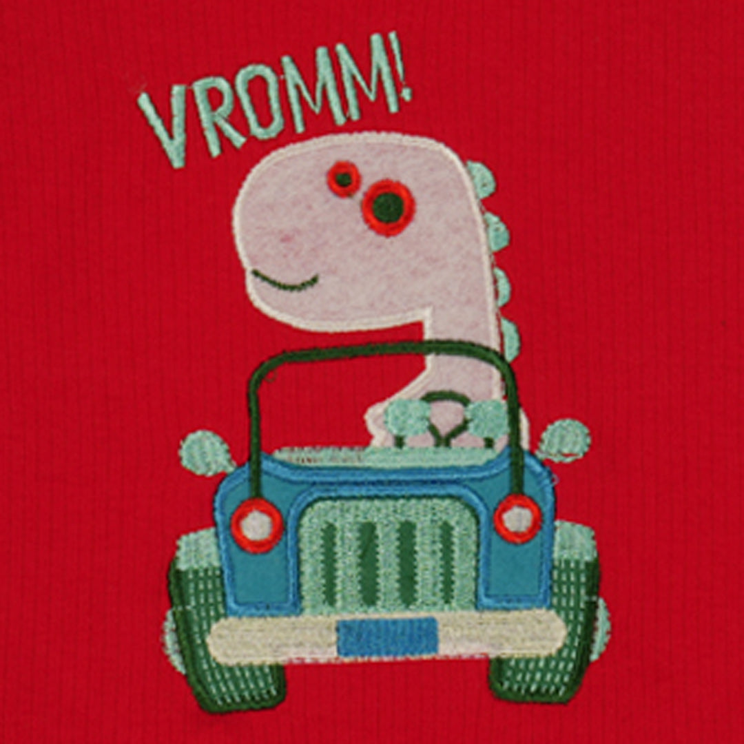 Dino Drive Sleeveless Bodysuit