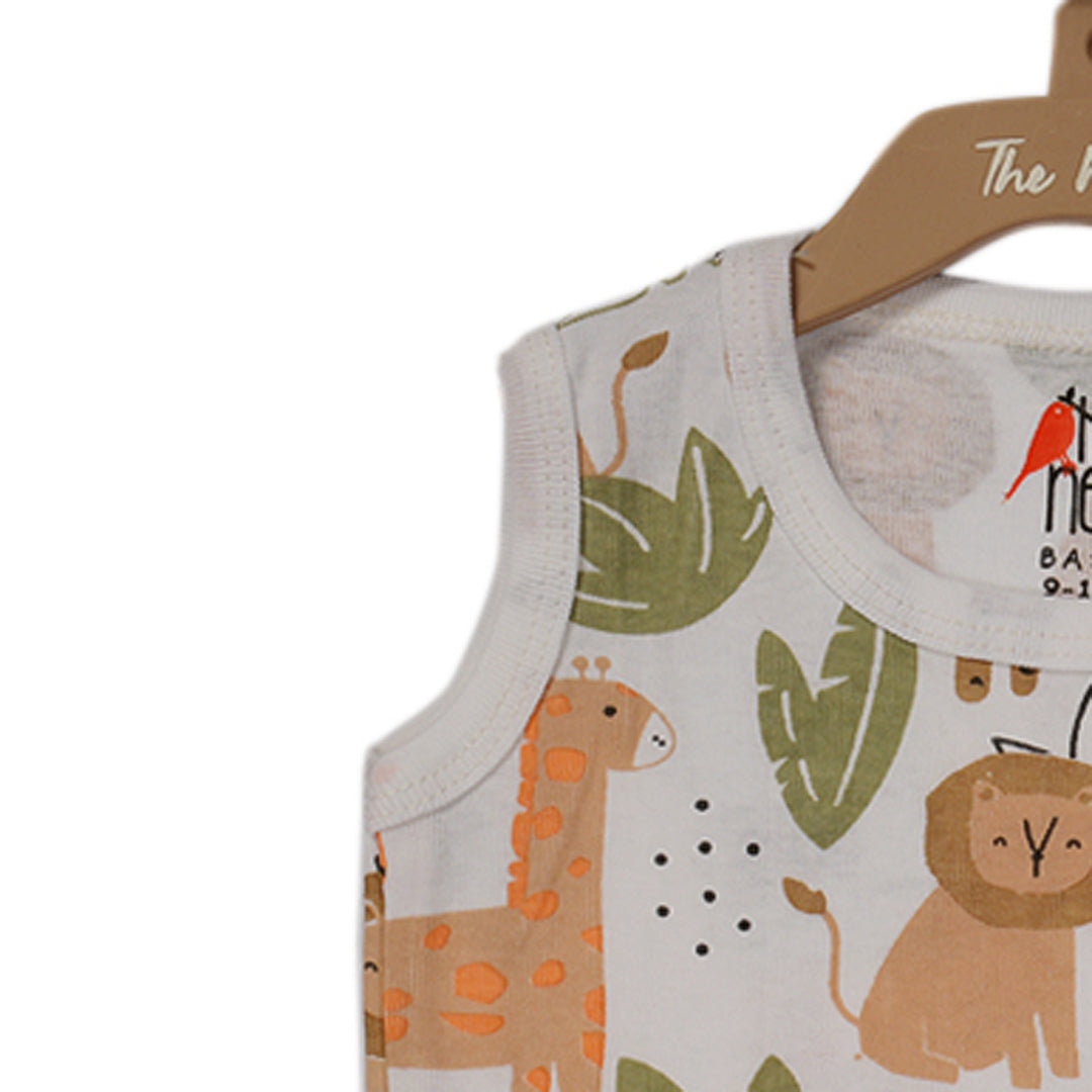 Zoo Bi Doo – Nest Basic Sleevesless Animal Print Bodysuit